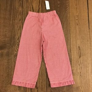 NWT Red/White Gingham Pants by Lime Green